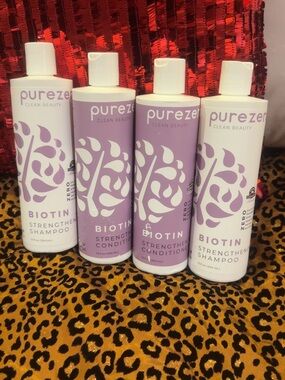 NEW without box-Purezer Biotin Strengthening Shampoo & Conditioner - Lavender